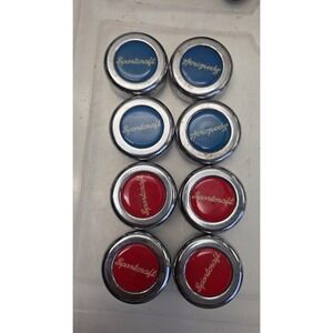Vintage RARE Set Of 4 +4  Blue Red Sportcraft Shuffleboard Table Pucks